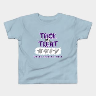 Shadowy Haunts: Trick or Treat Delights Kids T-Shirt